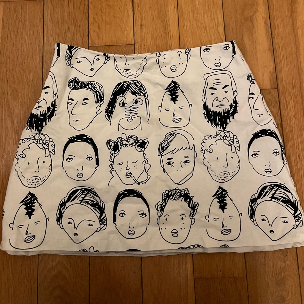Cutest Patterned Mini Skirt